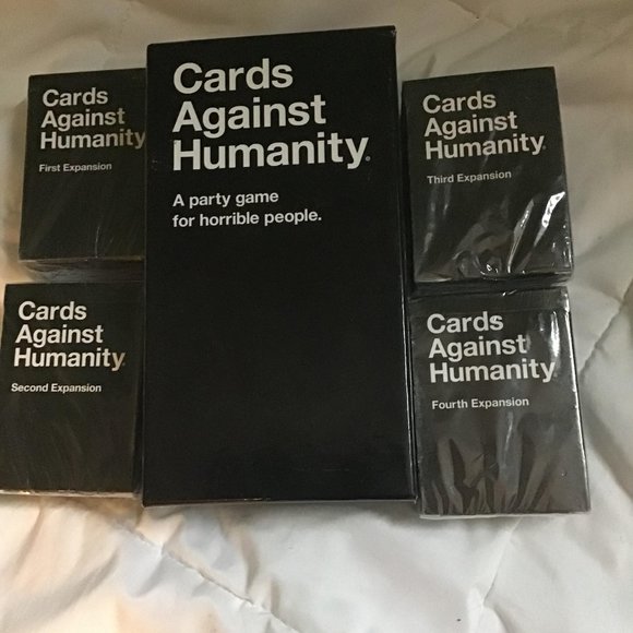 Cards Against Humanity with four expansion packs
